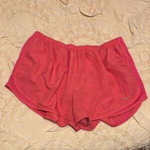 Nike Pink Athletic Shorts Lightweight Elastic Waist